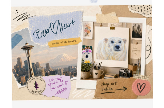 Discover Bear Heart Art: A Seattle Artist's Online Shop