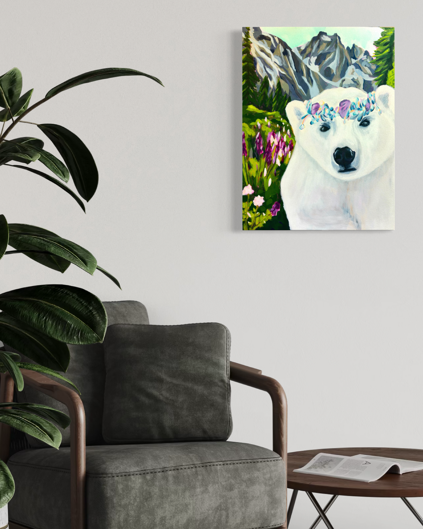 Summer Queen - 16 x 20 Canvas in Floating Frame (Print)