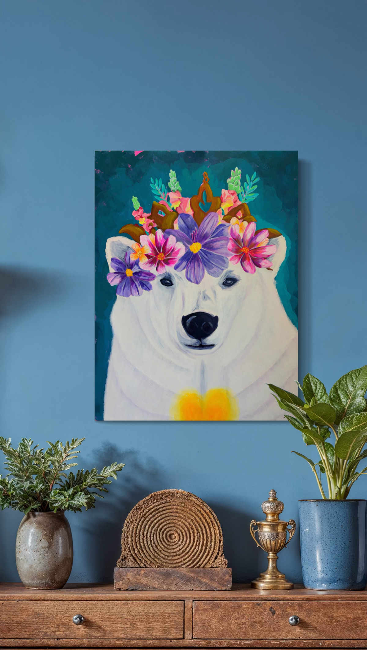 Forest Queen - 16 x 20 Canvas in floating frame (Print)