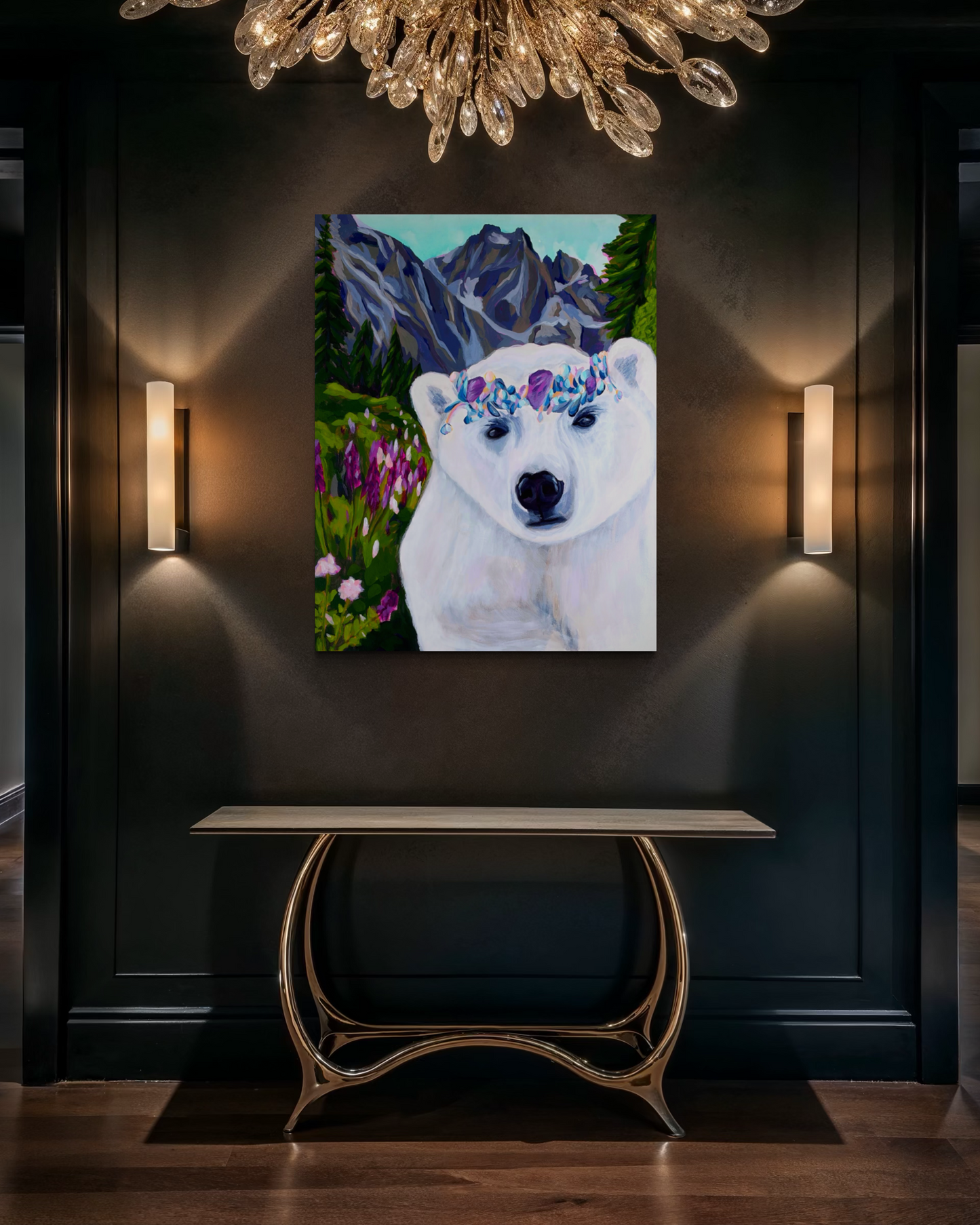 Summer Queen - 16 x 20 Canvas in Floating Frame (Print)